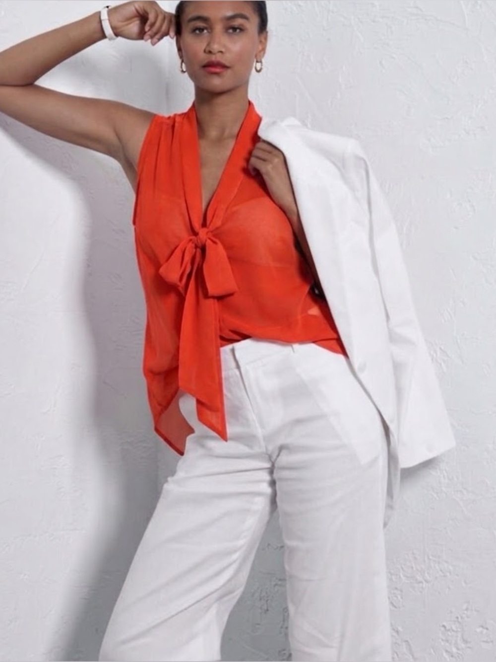 Prototype Brand Bow Blouse